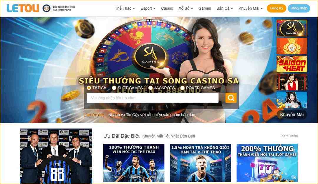 Cá cược casino trực tuyến tại Letou