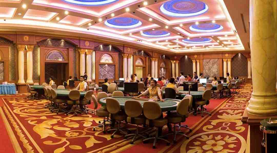sangam resort and casino có không gian rộng lớn, xa hoa